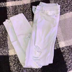 Light wash jeans
